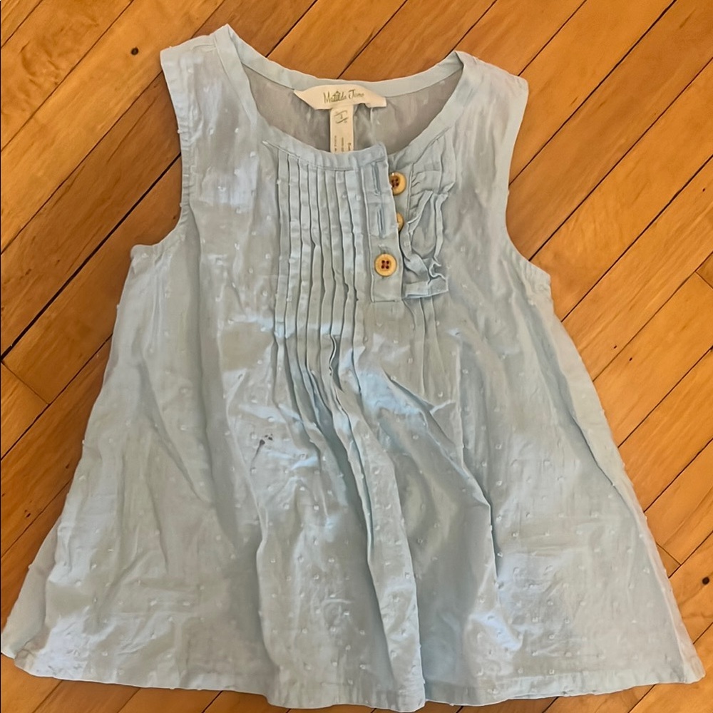 Matilda Jane Blue Pintuck Blouse